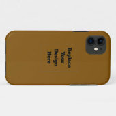 あなただけのブラウン Case-Mate iPhoneケース (裏面(横))