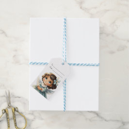 あなただけのブルネット・ブルーエンジェル・クリスマスを作ろう ギフトタグ