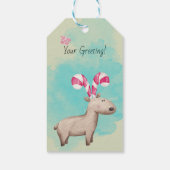 あなただけのペッパーミントのトナカイクリスマスを作ろう ギフトタグ (裏面)