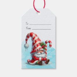 あなただけのホッピーなペッパーミントクリスマスノームを作ろう ギフトタグ