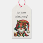 あなただけのホーリー・クリスマス・プレイド・ノーム・ベルを作ろう ギフトタグ (裏面)