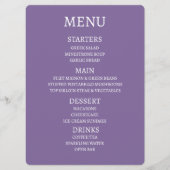 あなただけのメニューを作成 メニュー (正面)