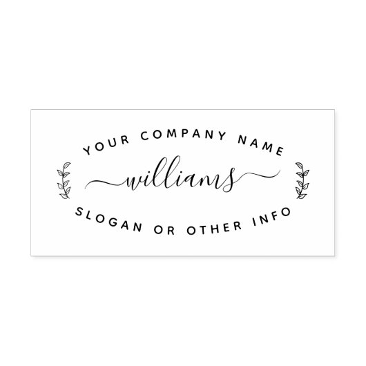 あなただけのモダンな丸型返送ラベルを作成 セルフインキングスタンプ (デザイン)