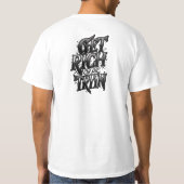 “あなただけのユニークなデザイン” Tシャツ (裏面)