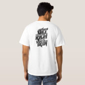 “あなただけのユニークなデザイン” Tシャツ (裏面フル)