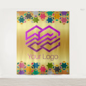 あなただけのロゴまたはイメージのタペストリー タペストリー (正面)