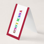 あなただけのロゴ入り名刺テンプレートを作成 名刺 (正面)