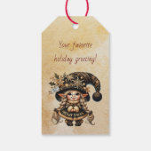 あなただけの個性的な魔法のクリスマス・ノームを作ろう ギフトタグ (裏面)