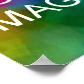 あなただけの写真をアップロード 高品質HQ ポスター (角)