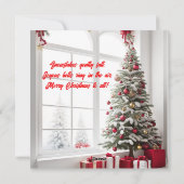 あなただけの写真を飾ろう！クリスマスオーナメントカード シーズンカード (裏面)