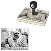 あなただけの写真カスタム ラバースタンプ (押印)