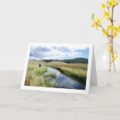 あなただけの写真 カード (黄色い花)