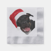 あなただけの写真 クリスマスパーティー ペーパーナプキン 縁ありカクテルナプキン (正面)