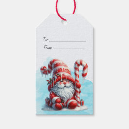 あなただけの冬のペッパーミントクリスマスノームを作ろう ギフトタグ