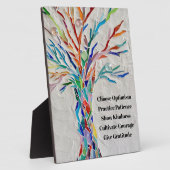 あなただけの名言を作成しよう フォトプラーク (側面)