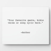 あなただけの名言を作成 フォトプラーク (正面)