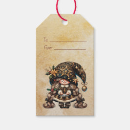 あなただけの幸せな魔法のクリスマス・ノームを作ろう ギフトタグ
