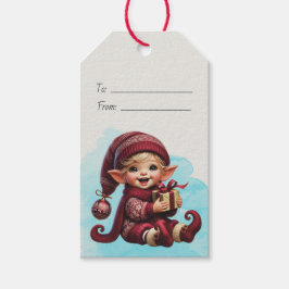 あなただけの愛らしいビンテージクリスマスノームを作ろう ギフトタグ