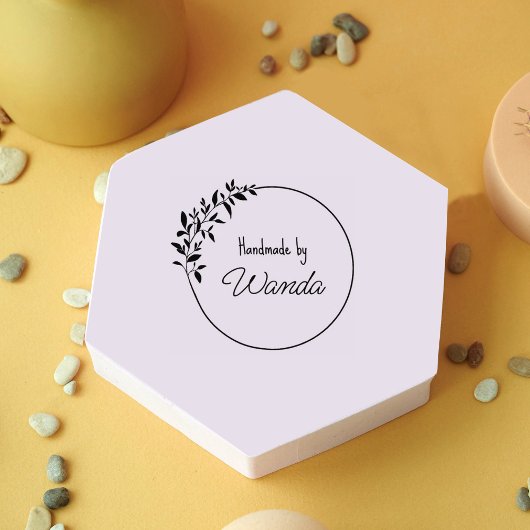 あなただけの手作りビジネスロゴを作成 ラバースタンプ