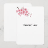 あなただけの桜の花 ノートカード (正面/裏面)