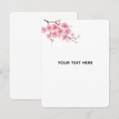 あなただけの桜の花 ノートカード (正面/裏面)