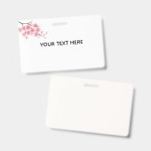 あなただけの桜の花 バッジ (正面＆裏面)