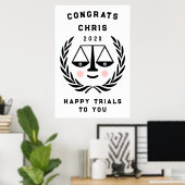 あなただけの法科大学院卒業パーティー ポスター (ホームオフィス)