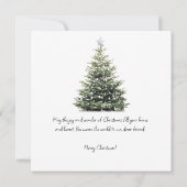 あなただけの特別なクリスマスカード 楽しいクリスマスを！ 招待状 (裏面)