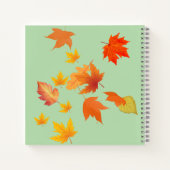 あなただけの特別なラクーン ノートブック (裏面)