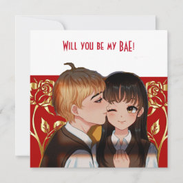 あなただけの特別な BAE 　素敵な花を添えたクラシカルなカード