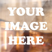 あなただけの画像を窓に貼れるシール 8"x11" ウィンドウサイン (シート2)