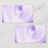 あなただけの白い光の渦を作ろう - 紫 名刺 (正面/裏面)