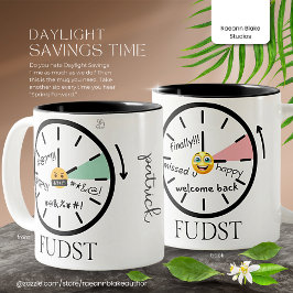 あなただけの皮肉な日light saving time ツートーンマグカップ