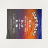 あなただけの神の計画 エレミヤ29:11 キリスト教 タペストリー (正面(横))