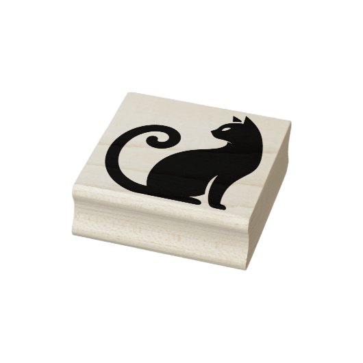 あなただけの神秘的な黒猫 ラバースタンプ (スタンプ)