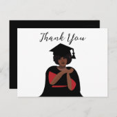 あなただけの笑顔の女性　卒業 ポストカード (正面/裏面)