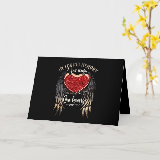 あなただけの翼は準備されていたが私たちの心は準備されていなかった カード (黄色い花)