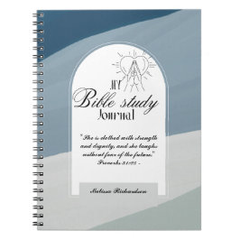 あなただけの聖書の勉強　名前と信仰の聖句を追加する ノートブック