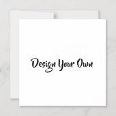 あなただけの薄型マグネットカードをデザインしよう、5.25" x 5.25" マグネット招待状 (正面)