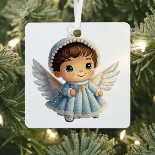 あなただけの赤ちゃんの初めてのクリスマス かわいい天使を作ろう メタルオーナメント (インサイチュ)
