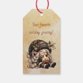 あなただけの魔法のクリスマス・ノームの星を作ろう ギフトタグ (裏面)