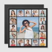 あなただけの17枚の写真を飾れるマグネットカードを作成 (正面/裏面)