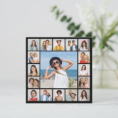 あなただけの17枚の写真コラージュを作成しよう カード (スタンド正面)