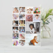 あなただけの18枚の写真コラージュを作成しましょう カード (スタンド正面)