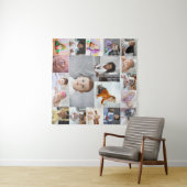 あなただけの19枚の写真コラージュを作成しよう タペストリー (インサイチュ(横))