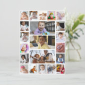 あなただけの21枚の写真コラージュをデザインしよう シーズンカード (スタンド正面)