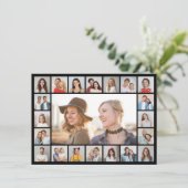 あなただけの21枚の写真コラージュを作成 シーズンカード (スタンド正面)