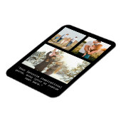 あなただけの3枚の写真と名言で作るオリジナルグッズ マグネット (左側)