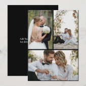 あなただけの3枚の写真コラージュを作成しましょう シーズンカード (正面/裏面)