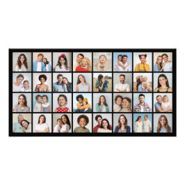 あなただけの32枚の写真コラージュ 写真拡大 フォトプリント